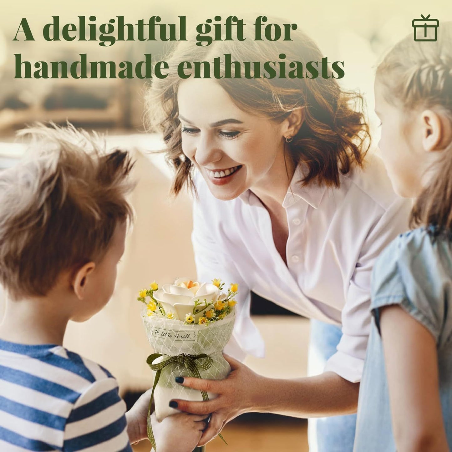 ROBOTIME Artificial Flowers 3D Puzzle Model Kits Puzzles For Adults To Build, Decoration Home Decor Accessories Living Room Gifts For Women, Camellia