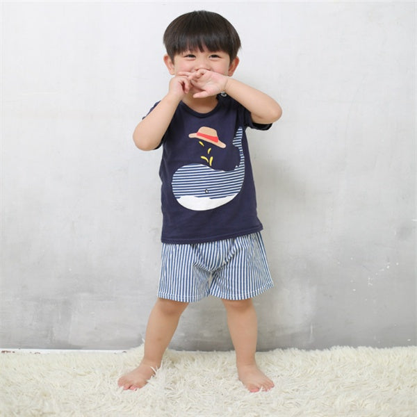 Kits Summer Clothes T-shirt Baby Girl Casual Clothing Sets