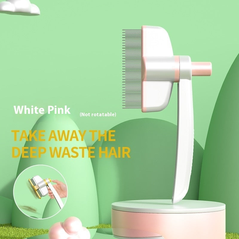 Self-Cleaning Pet Hair Removal Brush for Cats & Dogs